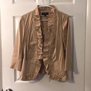 Talbots khaki blazer